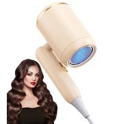 Asciugacapelli ionico 2400W con Borsa da viaggio [Leggero, alta velocità & pieghevole] Set per Acconciature con Concentratore/Diffusore/Pettine per volume, Phon Capelli a Temperatura Costante