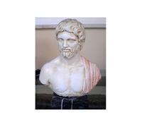 Asclépios Dieu de la guérison de la médecine - Greek Mythology- Santé Dieu Bust-asclipios