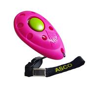 ASCO Premium Clicker pour Dressage de Chien, cliquet Professionnel pour Chiens, Chats, Chevaux ; cliquet pour Dressage de Chien, Rose AC08P