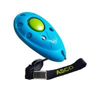 ASCO Premium Clicker pour Dressage de Chien, cliquet Professionnel pour Chiens, Chats, Chevaux ; cliquet pour Dressage de Chien, Bleu AC04P