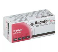Ascofer Fer 33 Mg 30 Gélules