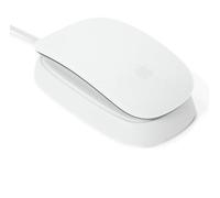 Ascrono - Station de charge compatible avec Apple Magic Mouse - Blanc - Accessoires parfaits | Utilisable comme station de charge, support et chargeur | Comprend un câble USB-C de 5ft / 1,5 m |