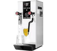 asdchZen 12L Elektrische Melkopschuimer en Stoomkoker Voor Kokend Water, Commerciële Automatische Melkopschuimmachine Met LED-Display