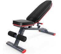 asdchZen Banc de presse d'haltères d'haltérophilie, banc de presse, banc d'haltère pliable réglable pour abdominaux, exercices à la maison, équipement de fitness