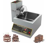 asdchZen Chocolademixer Met Smeltoven en Digitaal Display, Geschikt Voor Professioneel Gieten en Temperen Van Gesmolten Chocolade, Ideaal Voor Banketbakkerijen.
