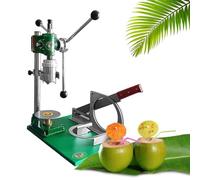 asdchZen Décapsuleur Manuel pour Noix De Coco, Éplucheur en Acier Inoxydable À 3 Poignées, Idéal pour Les Hôtels, Les Plages, Les Restaurants Et Les Snack-Bars.