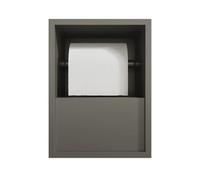 asdchZen Étagère Encastrée pour Salle De Bain, Niche De Rangement pour Papier Toilette, sans Carrelage, pour Salon, Chambre À Coucher, Hôtel, Gris, 230 X 170 X 120 Mm