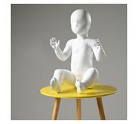 asdchZen Mannequin Buste pour Enfant, Corps Entier, Idéal pour La Présentation De Vêtements - Buste Réaliste pour Bébé, Parfait pour Les Boutiques, Position Assise/Debout, Une Couleur, Hauteur 54 Cm.
