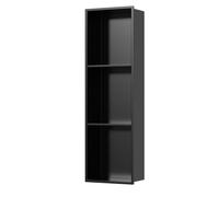 asdchZen Niche De Douche Monobloc en Acier Inoxydable 304, Étagère De Douche Encastrée Moderne en Nickel Brossé, Double Étagère De Rangement pour Salle De Bain, Un Étage, Trois Étages