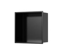 asdchZen Niche De Douche Monobloc en Acier Inoxydable 304, Étagère De Douche Encastrée Moderne en Nickel Brossé, Double Étagère De Rangement pour Salle De Bain, Un Étage, Un Étage