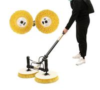 asdchZen Robot de nettoyage pour panneau solaire avec double tête télescopique pour un entretien efficace, 5,5 m