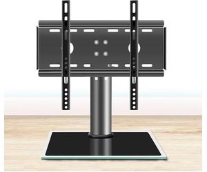 asdchZen Support De Bureau pour Écran TV avec Bras Articulé, Utilisable comme Support Mural Et Doté d'une Triple Protection De Sécurité. Convient Aux Écrans LED De 26 À 42 Pouces.