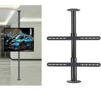 asdchZen Support De Sol Pivotant À 360° pour Écran LCD, Bras Articulé, Support Inclinable Et Pivotant pour Téléviseurs De 32 À 75 Pouces, Fixation Au Plafond Réglable, 60-85 Cm, 170