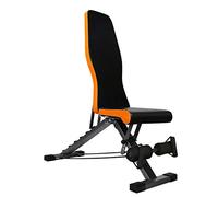 asdchZen Tabouret d'haltère pliable, banc de poids, réglable équipé d'un cordon de serrage, banc de fitness multifonctionnel, banc de poids pliable, bancs de musculation d'entraînement