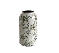 asdchZen Vase Cylindrique Haut en Céramique Rétro pour Fleurs, Composition Florale Hydroponique dans Le Salon