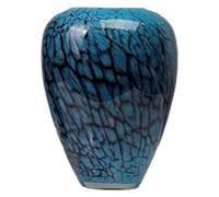 asdchZen Vase en Verre Émaillé Classique pour Fleurs, Idéal pour La Décoration De Table Et Les Compositions Florales. Dimensions : 24 Cm.