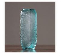 asdchZen Vase pour Fleurs, Élégant Et Simple, Style Américain Transparent, Décoration Créative pour Salon, Vase Hydroponique en Verre pour La Maison, L