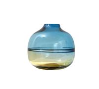 asdchZen Vase pour Fleurs, Vase Moderne en Verre Transparent, Composition Florale Créative, Décoration De Table pour Salon Ou Maison