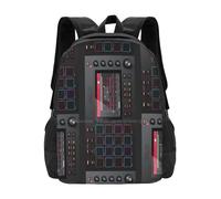 ASDCTYTKO Étui de téléphone Mpc Live 3D Sac à dos Sac étudiant Téléphone Musique DJ Mpc Live Producteur House Techno Dance Logic Edm cadeau de festival