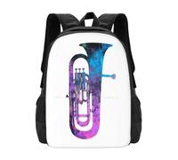 ASDCTYTKO Euphonium Musique Sac à dos Sac de mode Euphonium Euphonium Orchestre d’instruments de musique Instruments de musique Cadeau du festival de jazz