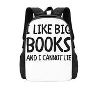 ASDCTYTKO J’aime les gros livres et je ne peux pas mentir, sac à dos, sacs de mode, lectrice de lecture, lectrice bibliophile, livreur nerd de livres cadeau