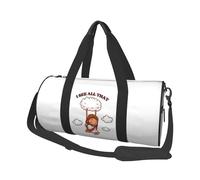 ASDCTYTKO Je vois tout ce mignon sur une balançoire nuage, grand sac de sport de sport, sacs de voyage multifonctionnels, sacs à main cadeaux de festival de sacs de sport, sac de sport