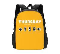 ASDCTYTKO Jeudi - Guide du voyageur galactique Liste de bagages Sacs à dos H2g2 Guide du galactique Cadeau du festival Guide du voyageur galactique