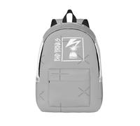 ASDCTYTKO Recette de la haine Parfait Full Bad Brains Logo pochoir du Capitole Genres Sac à dos simple et stylé Sac à dos en toile Sacs féminins cadeau de festival