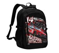 ASDCTYTKO Sac à dos de voyage Chase Briscoe 14, sac à dos d’entreprise résistant à l’eau avec port USB de charge, sac universitaire pour le festival des hommes femmes