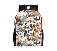 ASDCTYTKO Sacs à dos super mignons en dessins animés sur mesure pour hommes, filles, étudiants universitaires, sac à dos pour ordinateurs portables de 15 pouces cadeau de festival