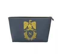 ASDCTYTKO Saquet de maquillage emblème Napoleon Bonaparte Organisatrice de cosmétiques de voyage Mode France Ranger Empire French Stockage Sacs de toilette cadeau de festival