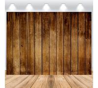 ASDCXZ Toile de Fond en Bois 2.2x1.5m, Vinyl Photography Backdrop for Baby Shower Birthday Party Cake Table Decoration Photo Booth Prop, Retro Brown Wooden Wall Natural Wood Color Photo Backdrop