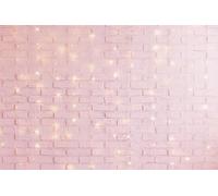 ASDCXZ Toile de Fond Mur de Briques 2,5x1,8 m, Magnifique Paillettes Rose Mur de Brique Thème de Mode Vinyle Fond de Photographie bébé Douche Anniversaire Photo Booth Studio Prop