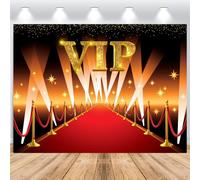 ASDCXZ Toile de Fond Photo de Rouge Tapis VIP 3x2m, Rouge Scène Prix Cérémonie Thème Photographie Fond pour Défilé de Mode Soirée Cinéma Mariage Banquets Fête Décoration Bannière Accessoires Photo