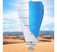 Asdfeop Éolienne 12 V/24 V à 10 pales - Alimentation Hors réseau pour Bateau, Caravane, Camping-Car, sécurité, éclairage, Hangar, cabane, cabane en rondins, Ferme, écuries, etc., 600 W 24 V