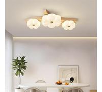 Asdfeop Plafonnier LED Moderne et Nordique, Design Floral, idéal pour Une Chambre d'enfant, Une Chambre de Fille, Un Bureau, Un vestiaire ou Un Couloir (3 Lampes)