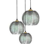 Asdfeop Suspensions Nordiques en Verre soufflé, Style entrepôt, Modernes, Vertes, Rondes, sphériques, pour Salle à Manger, Salon, Chambre à Coucher, Ferme