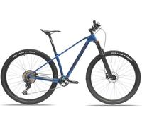 Asdfeop Vélo de Descente 29 Pouces à Double Suspension et 11 Vitesses, VTT Tout-Terrain en Fibre de Carbone A, 29 Pouces