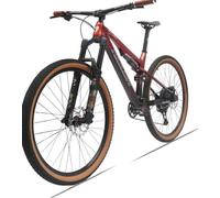 Asdfeop Vélo de Descente 29 Pouces à Double Suspension et 12 Vitesses, VTT Tout-Terrain en Fibre de Carbone