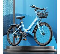 Asdfeop Vélo Pliant en Acier Carbone 18/20/22 Pouces, vélo Pliant à Changement de Vitesse, vélo Pliant Portable Ultra-léger pour garçons et Filles de 8 à 15 Ans, vélo de Camping en Plein air