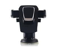 ASDFGHJK KANGYEBAIHUODIAN Support de Voiture à 360 ° Mount Support Fit pour téléphone Portable Mobile iPhone GPS AoTomobiles universels Nouveau Support de Pare-Brise (Color : Black)