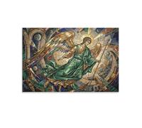 ASDFGHJKLZA Archange Raphaël Affiche Toile Sans Cadre Modern HD Tableaux Art Mural Décoration Pour Maison, Chambre, Salon, Cadeau 16x24inch(40x60cm)