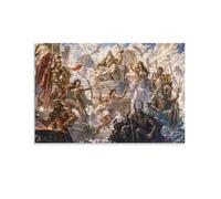 ASDFGHJKLZA Dieux de l'Olympe Tableaux Décoration Murale Modern HD Impression Sur Toile Mythologie grecque Art Mural Affiche Pour Chambre, Salon, Cadeau 24x36inch(60x90cm)