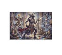 ASDFGHJKLZA Egyptian Anubis Sci-Fi Style Impression Sur Toile Modern HD Tableaux Art Mural Sans Cadre Pour Salon, Chambre, Bureau Décoration, Cadeau 24x36inch(60x90cm)