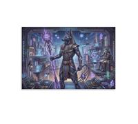 ASDFGHJKLZA Egyptian Anubis Sci-Fi Style Impression Sur Toile Sans Cadre Modern HD Tableaux Art Mural Affiche Pour Chambre, Salon, Bureau, Cadeau 12x18inch(30x45cm)