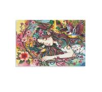 ASDFGHJKLZA Rêver en fleur Affiche Toile Sans Cadre Modern HD Art Mural Tableaux Décoration Pour Salon, Chambre, Bureau, Cadeau 08x12inch(20x30cm)