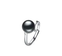 ASDFY Bague En Hématite Noire Naturelle Bague En Cristal Réglable Pour Femme Bagues En Pierre Ouverte Reiki Balance Cheville Doigt Bagues Bague D'Éternité Pour Femme Fille Homme