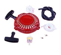 ASDGH Démarreur de traction à recul for GX100, corde de poignée, ligne de filtre à carburant, pièce de rechange, pièces d'outils de jardin Corde de lanceur à rappel