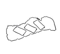 ASDGH Joint de couvercle soupape moteur, for BMW, E71 E70 E82 E88 E90 E92 E93 X1 X3 X4 X5 X6 135i 335i 435i 535i 640i 740i 740Li 11127587804 Joint de culasse