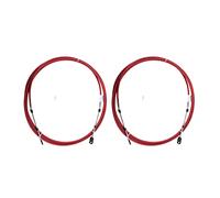 ASDGH Lot de 2 câbles d'accélérateur Changement Vitesse, for Yamaha, Levier Commande Bateau Hors-Bord 11 Pieds en Acier Inoxydable Durable Faisceau de câbles de qualité Marine